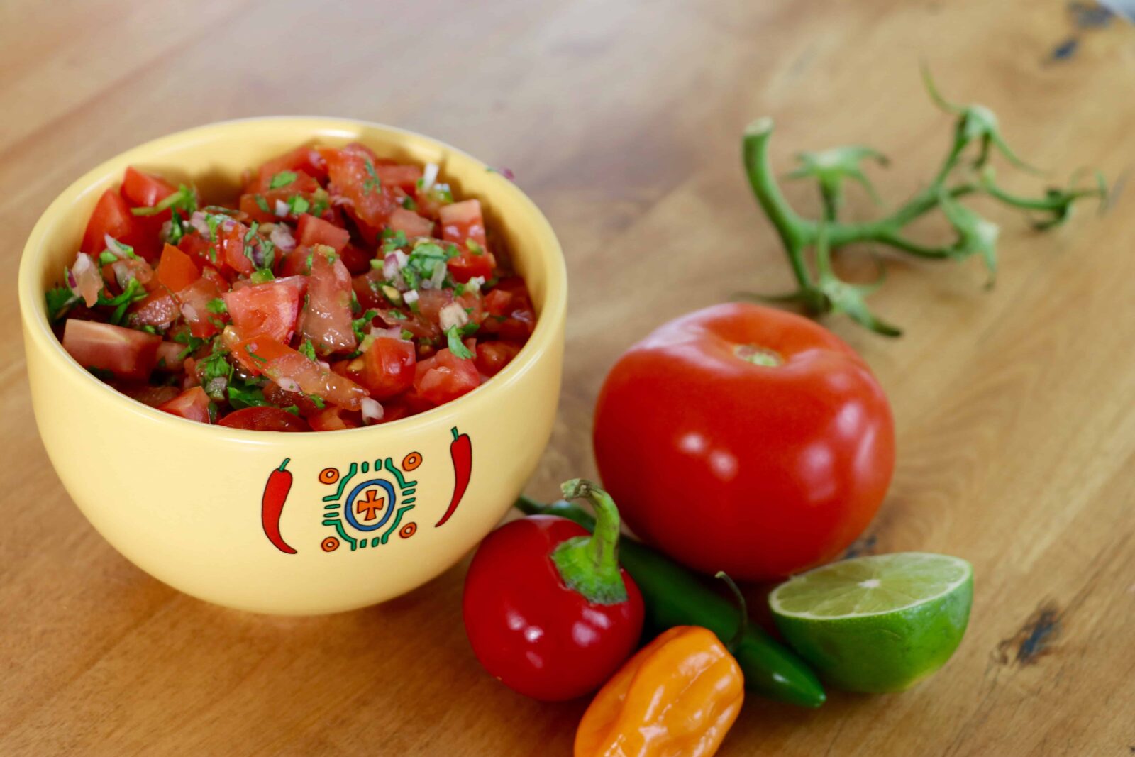 Fresh Salsa served in a bowl