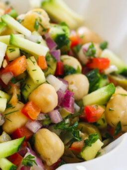 Quick and Easy Chickpea Salad