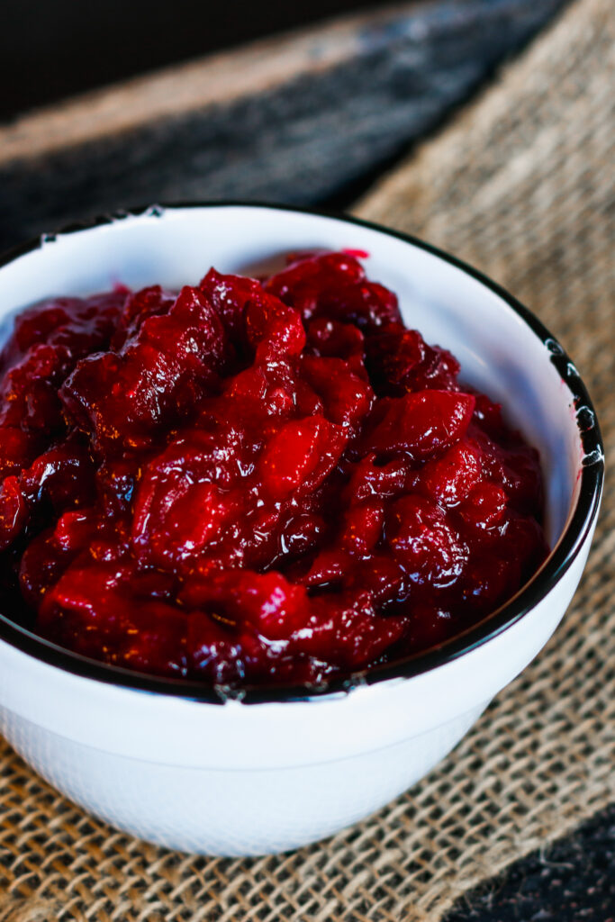 Cranberry Sauce served in a bowl