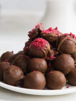 Vegan Raspberry Truffles