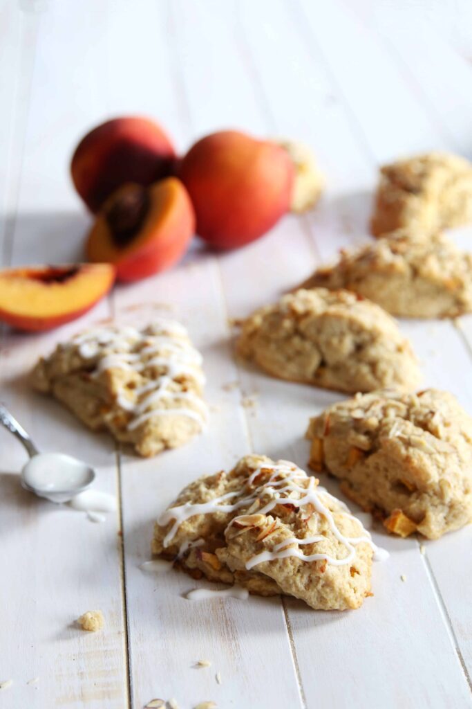 Vegan Peach Scones