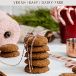 Vegan Gingersnap Cookies