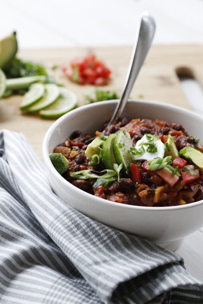 Chef Ani | Quick and Easy Black Bean Chili