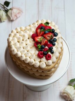 Vegan Valentine's Day Cake