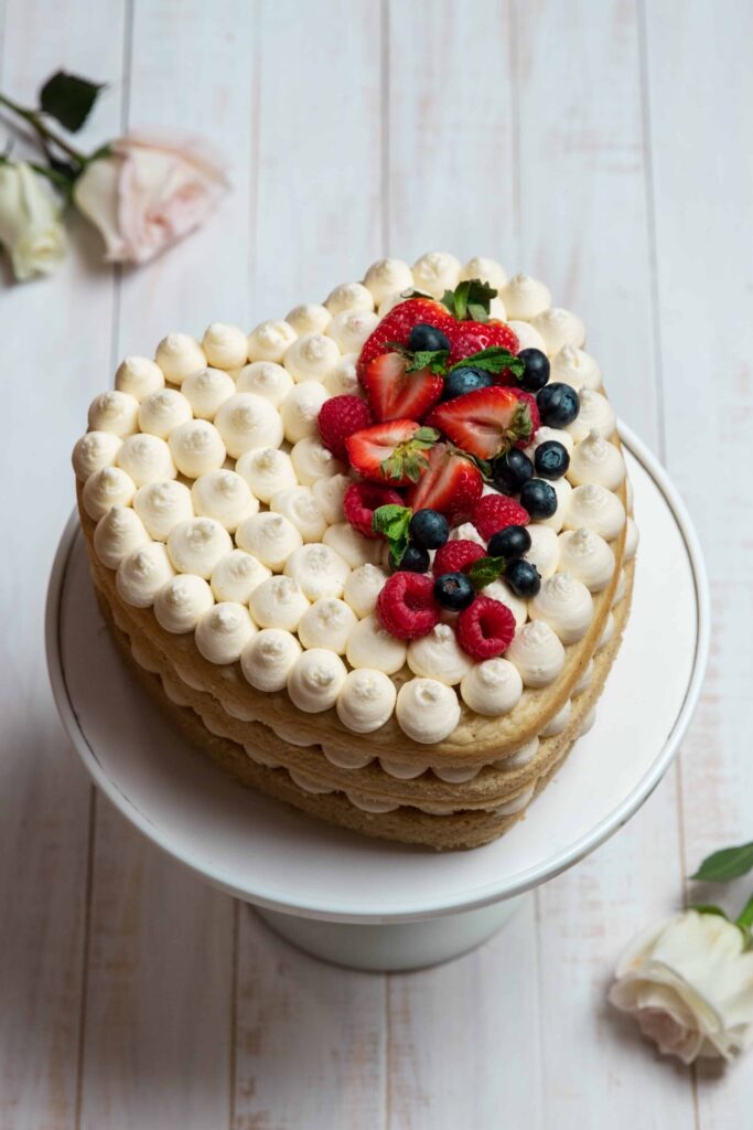 Vegan Valentine's Day Cake