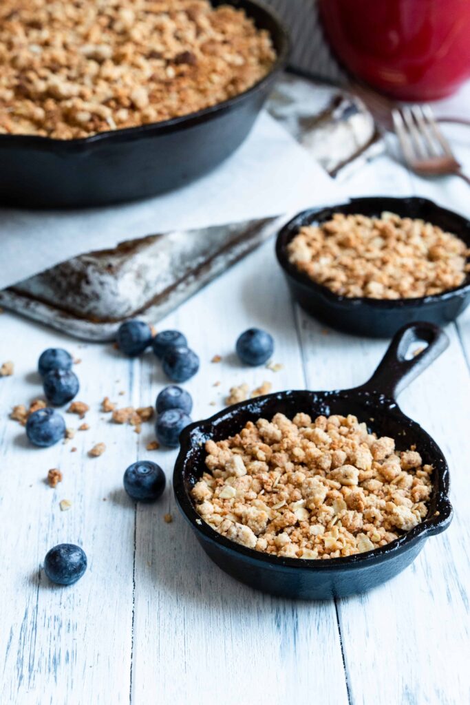 Vegan Breakfast Blueberry Crisp