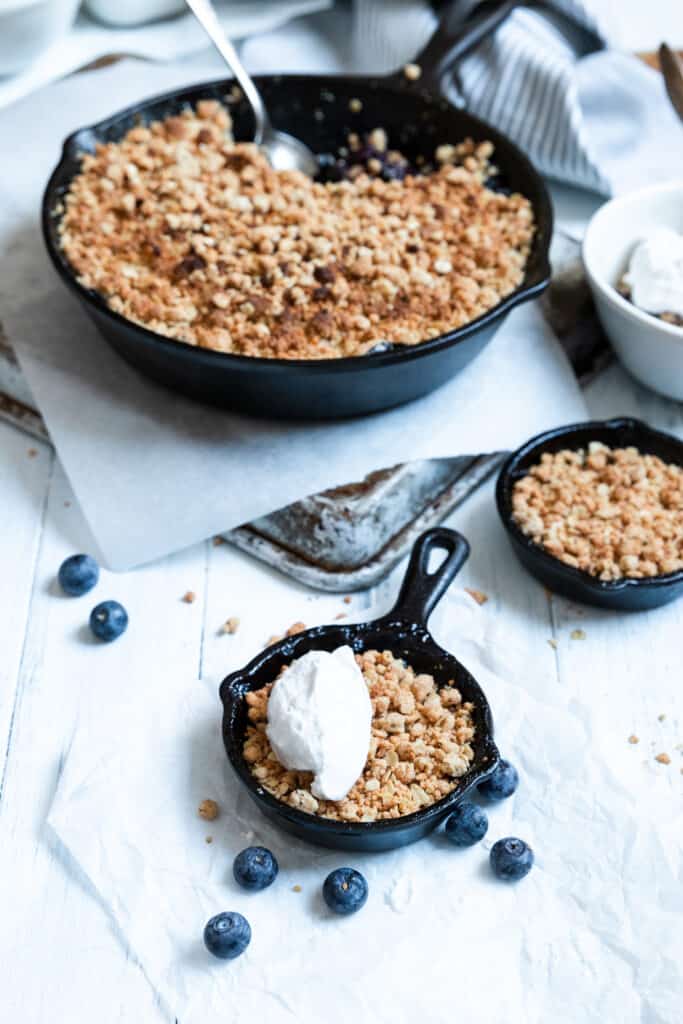 Vegan Blueberry Crisp