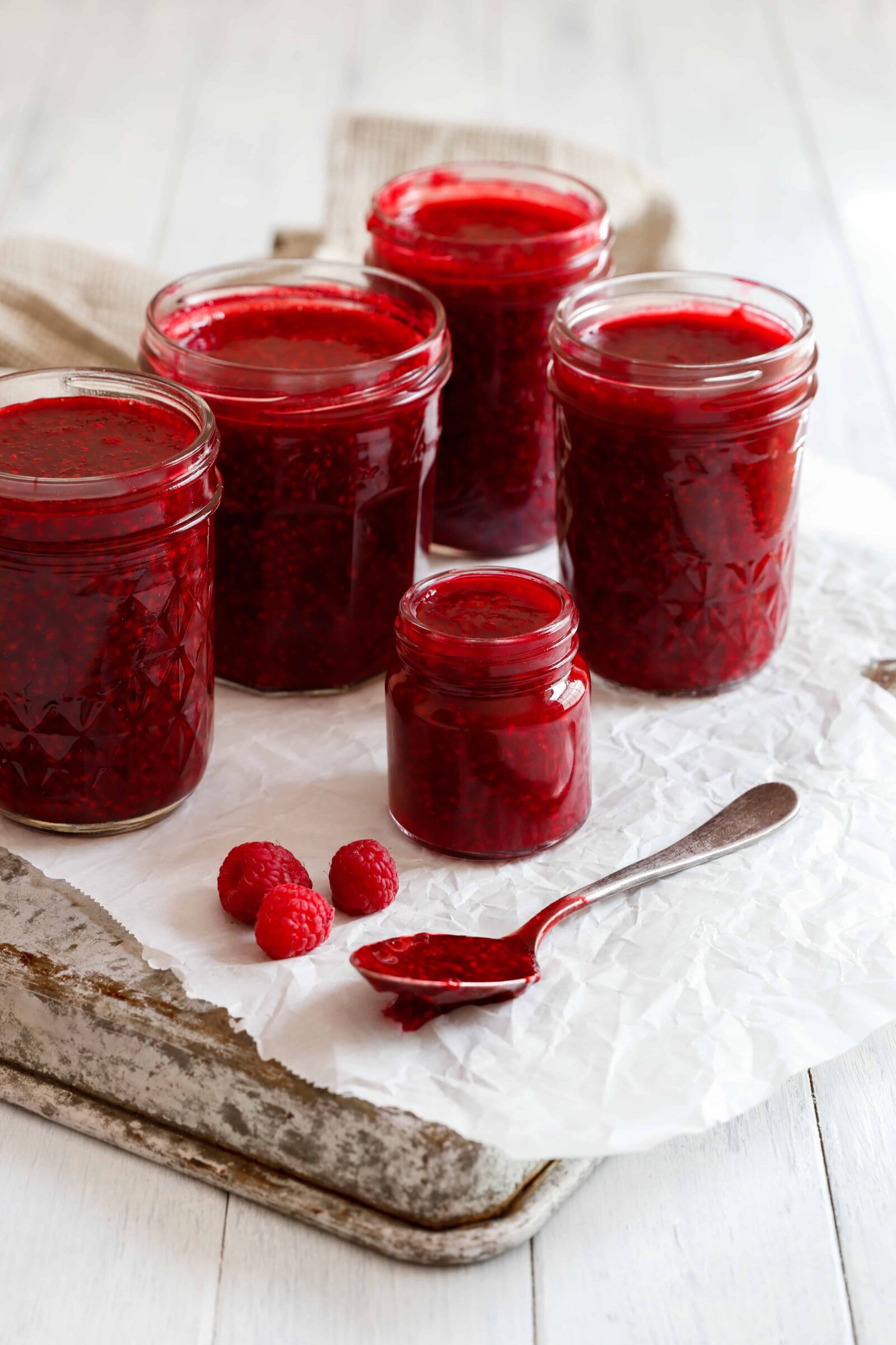 Easy Seedless Raspberry Jam -- so quick to make!