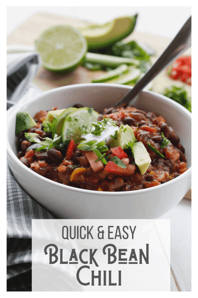 Quick and Easy Black Bean Chili