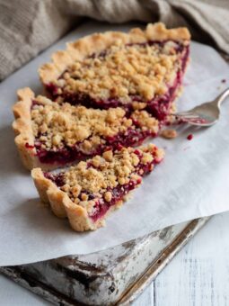 Easy Vegan Raspberry Tart