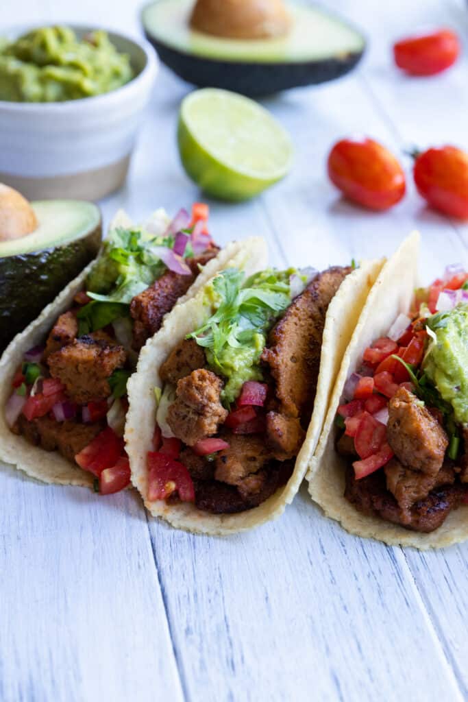 Vegan Tacos with My Favorite Guacamole