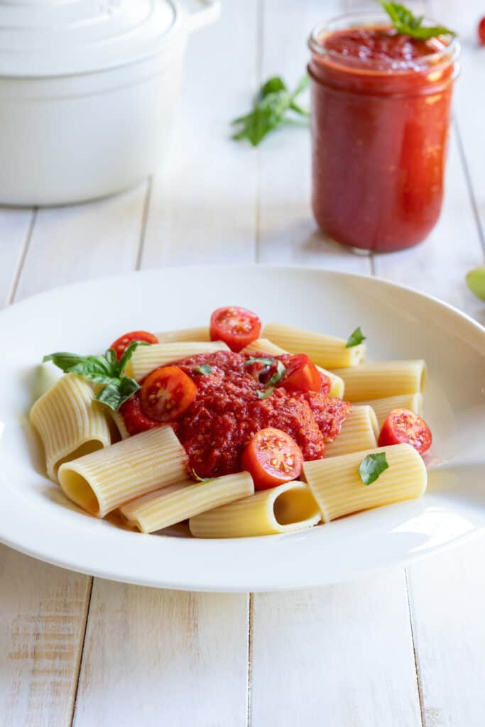 Roasted Tomato Sauce served with Pasta