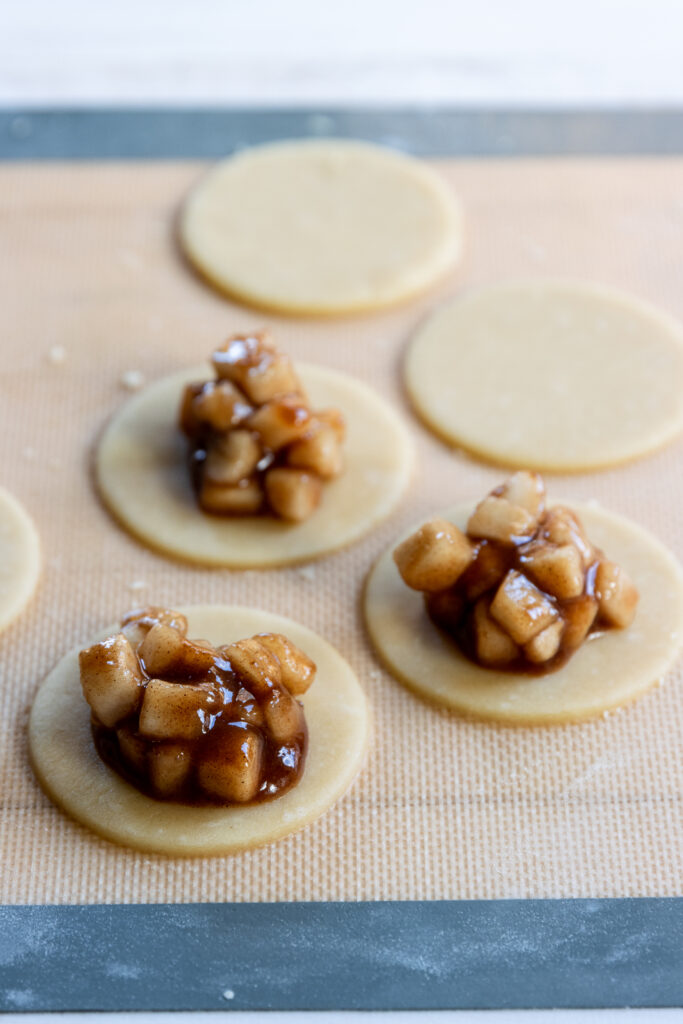 Apple Hand Pies before baking