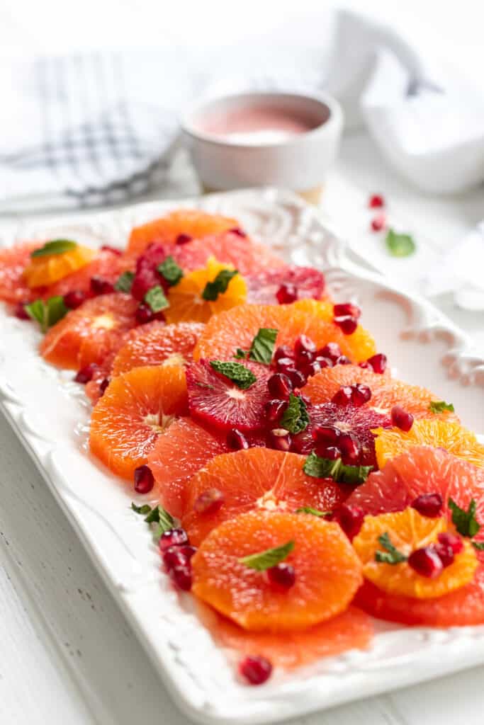 Citrus Salad with Pomegranate Dressing