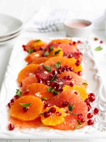 Citrus Salad with Pomegranate Dressing