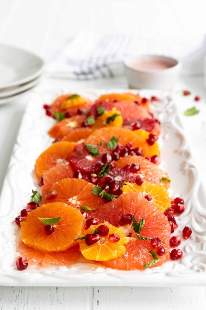 Citrus Salad with Pomegranate Dressing