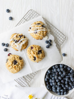 Breakfast Muffin Tops with Lemon Drizzle