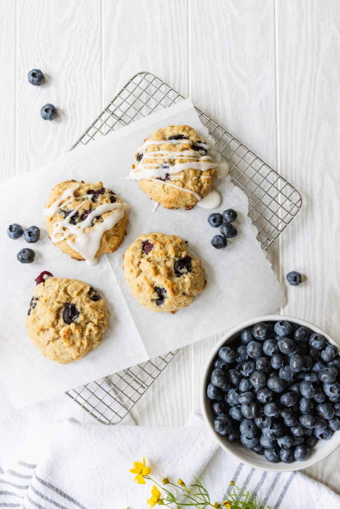 Breakfast Blueberry Muffin Tops