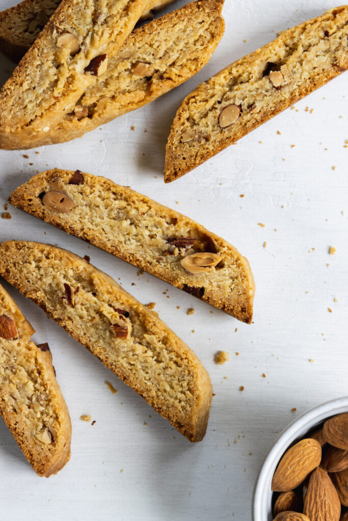 Vegan Almond Biscotti