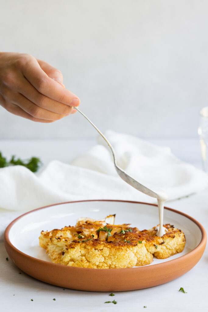 Super Easy Cauliflower Steak