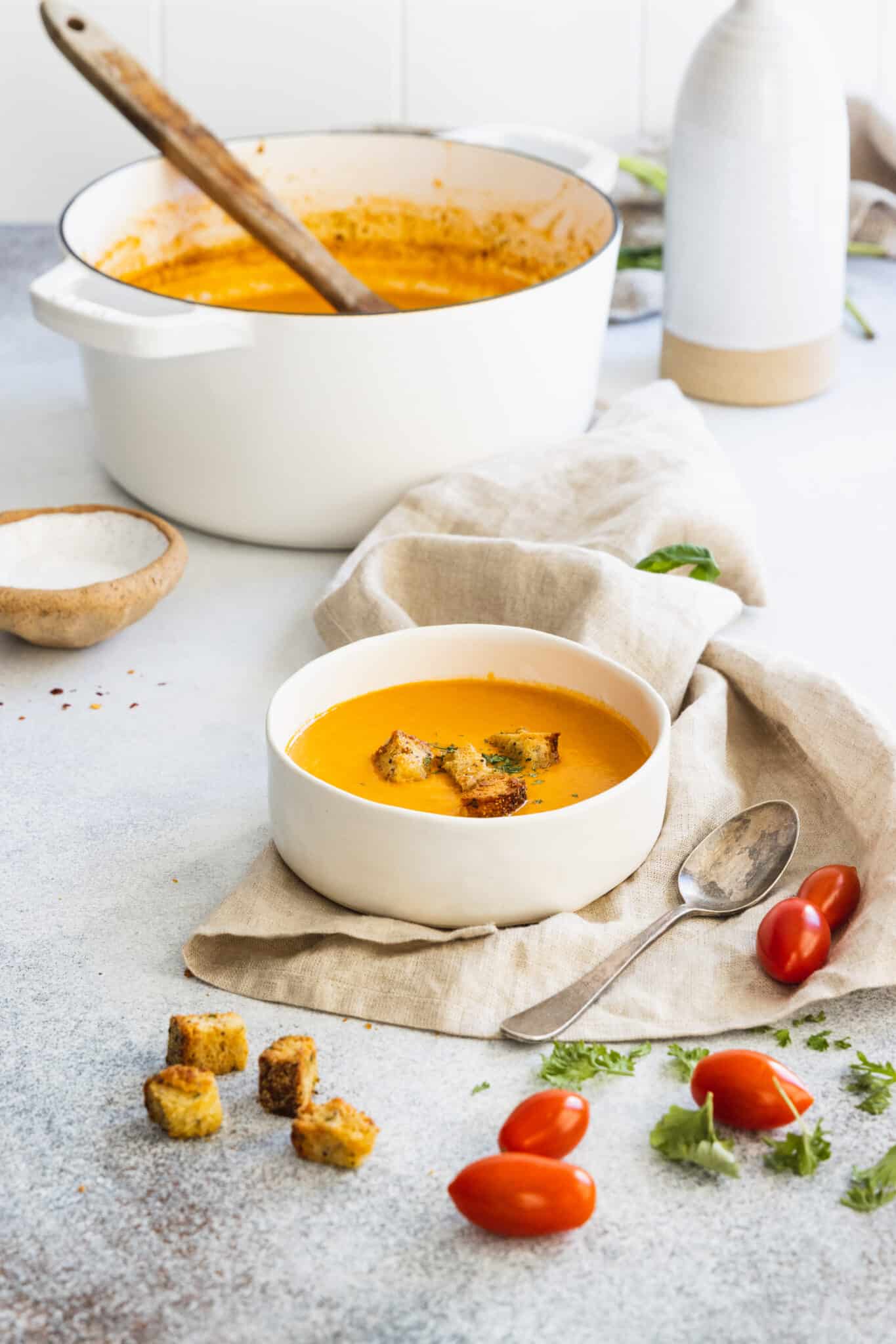 Easy Creamy Cherry Tomato Soup Chef Ani