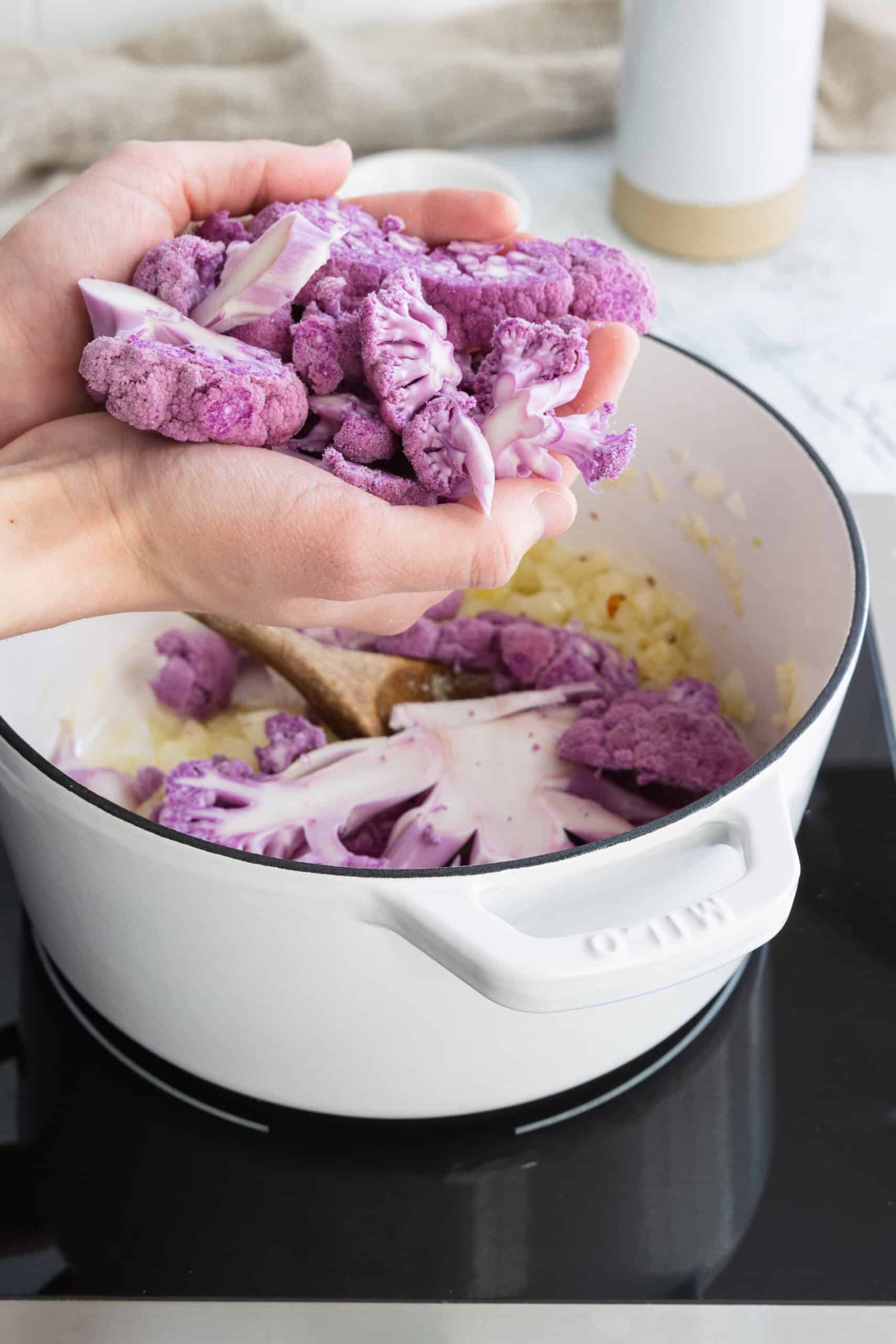 Adding Purple Cauliflower