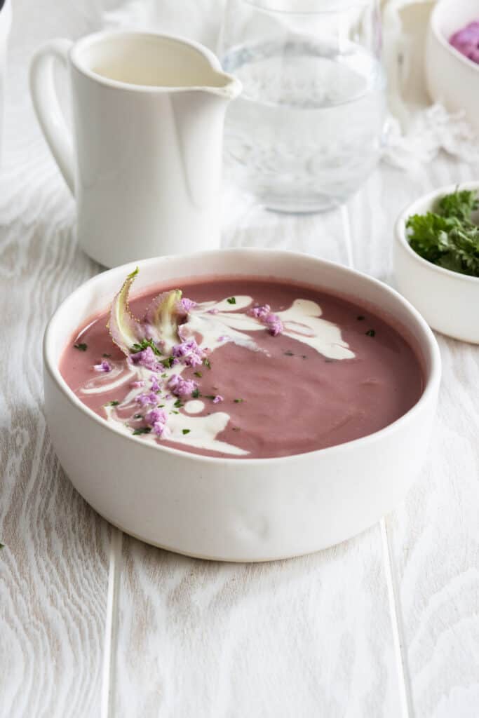 Purple Cauliflower Soup