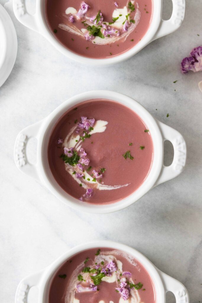 Purple Cauliflower Soup