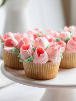 Cupcakes on a cake stand