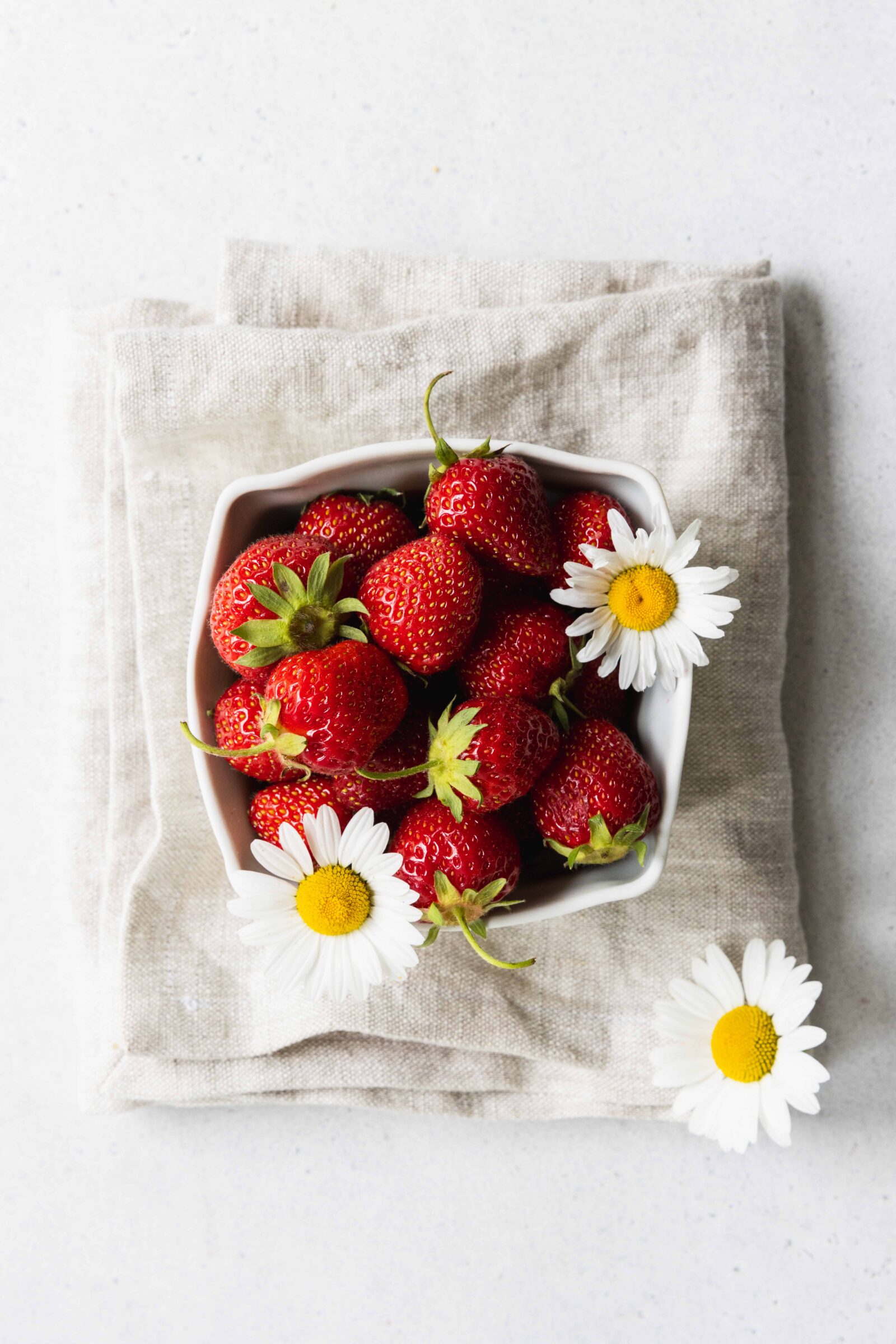 Fresh Strawberries in a berry container