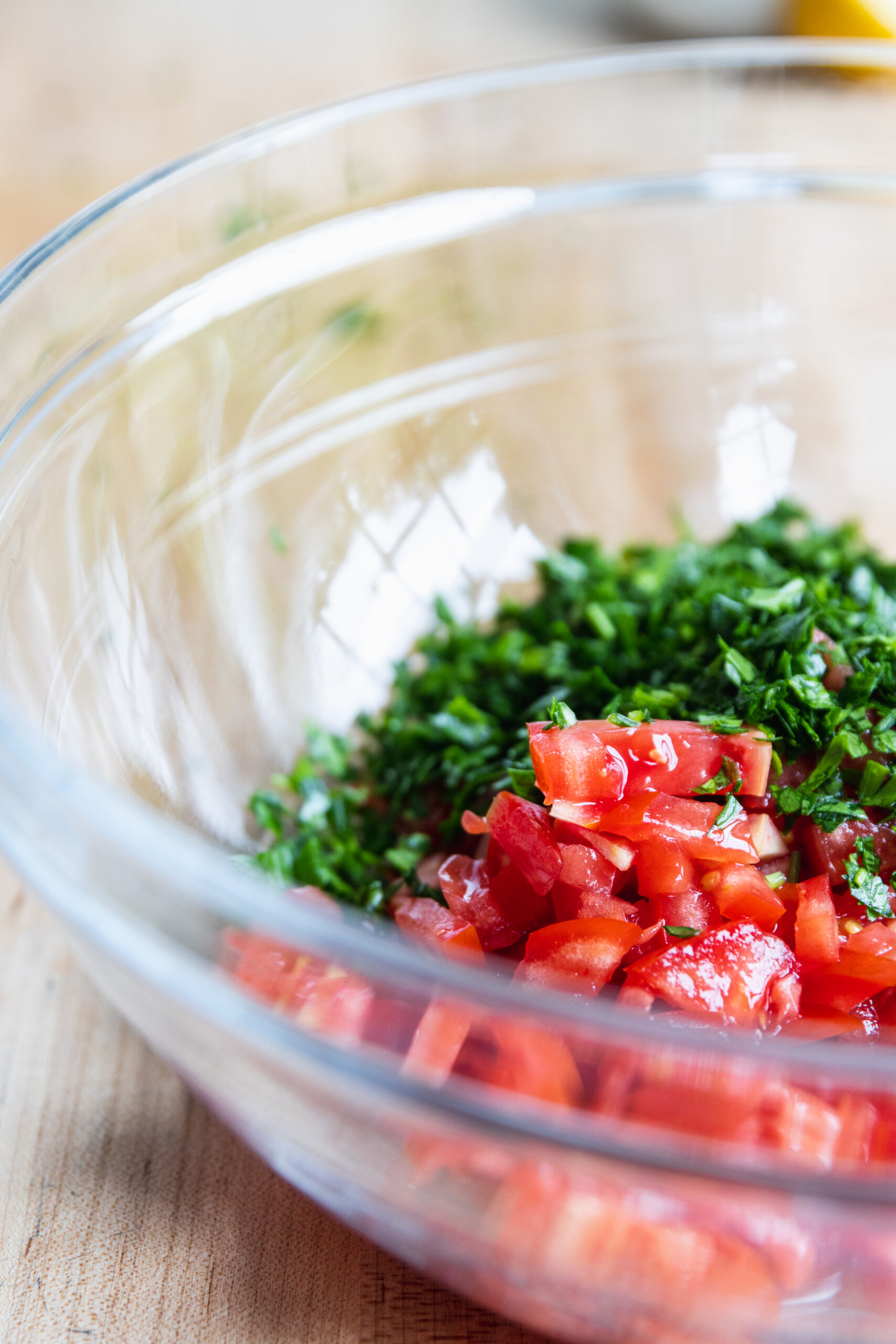 Chopped Tomato and Parsley