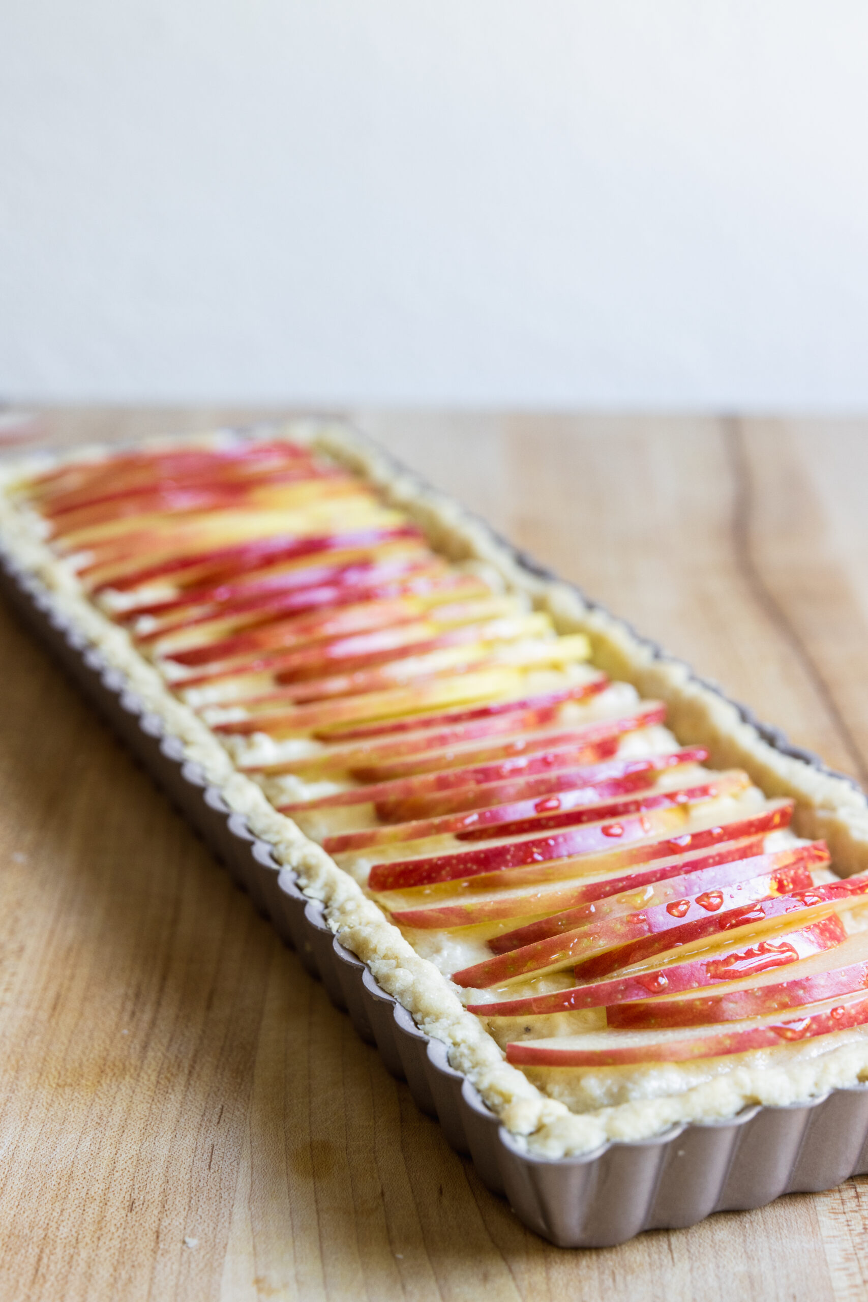 Apple Tart ready to be baked