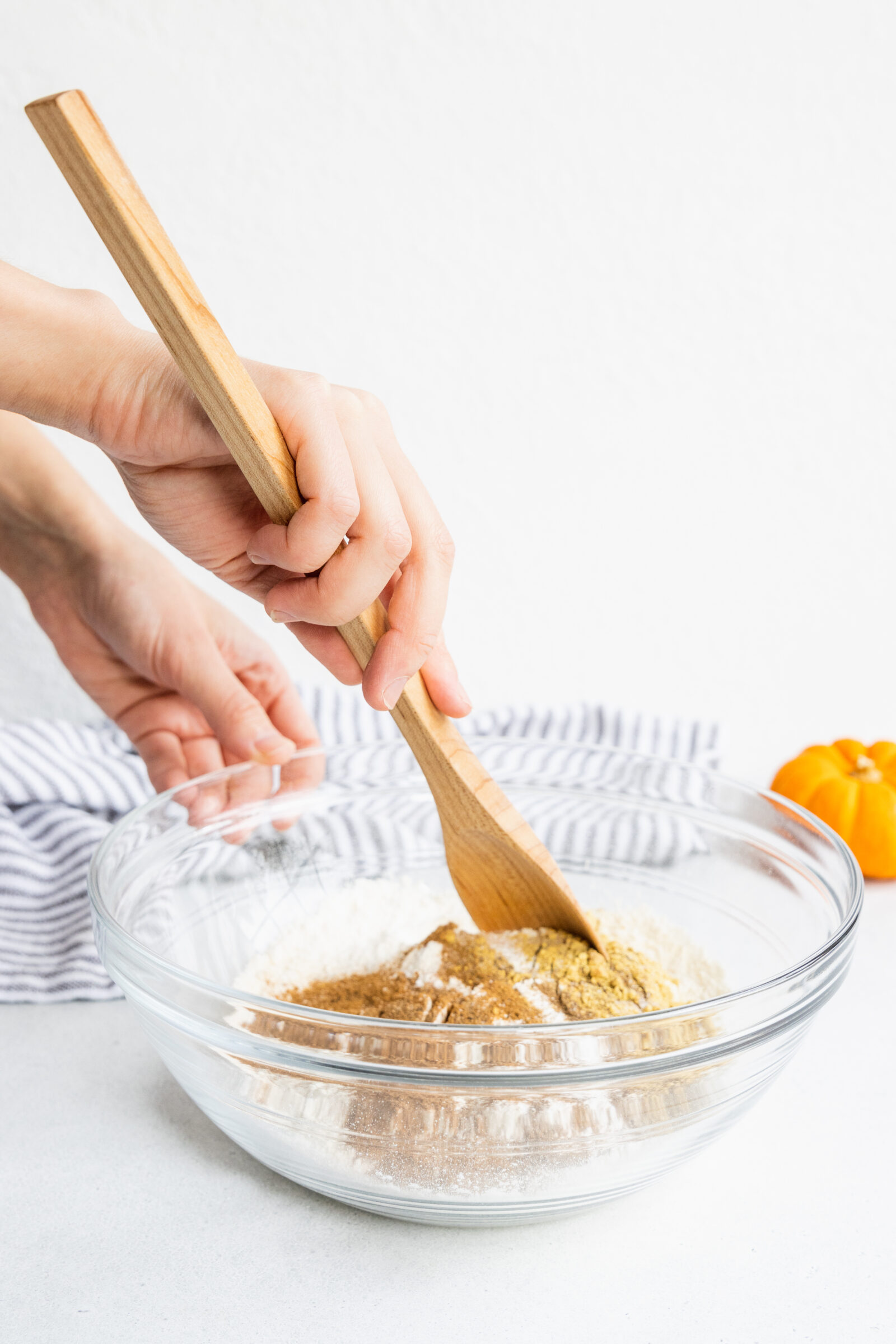 Mixing the dry ingredients