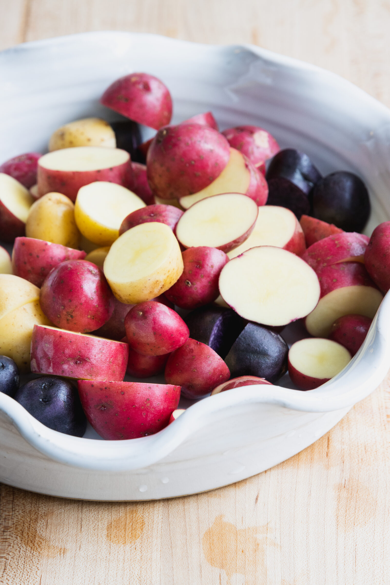 Potatoes are ready to be added to the soup