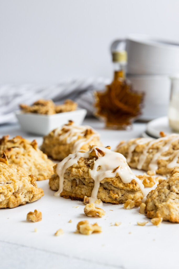 Maple walnut scones 