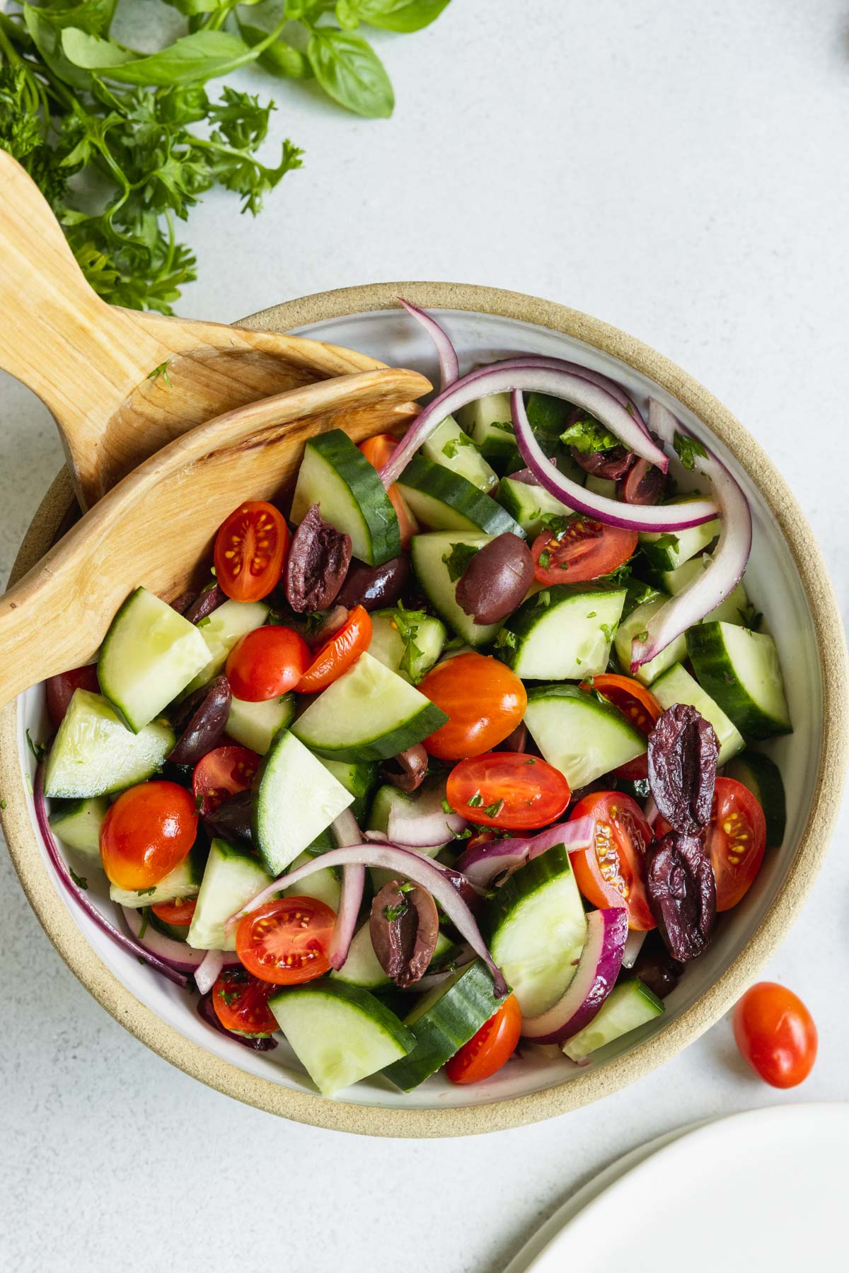 Mediterranean Cucumber Salad