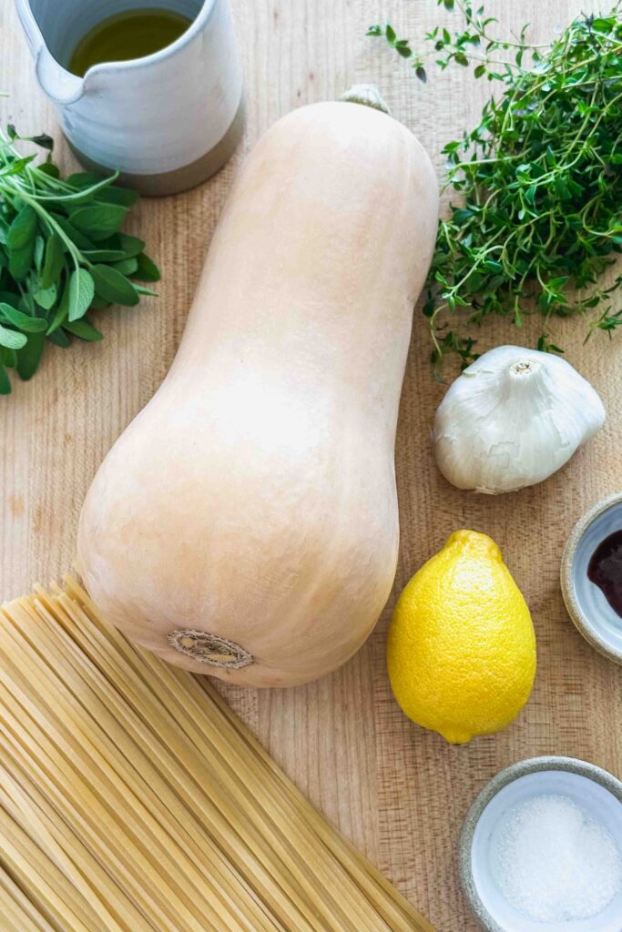 Roasted Butternut squash ingredients
