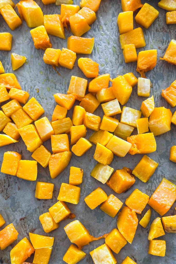 Butternut squash after roasting